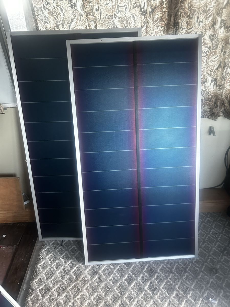 Lot of (4) 100 watt solar panels new