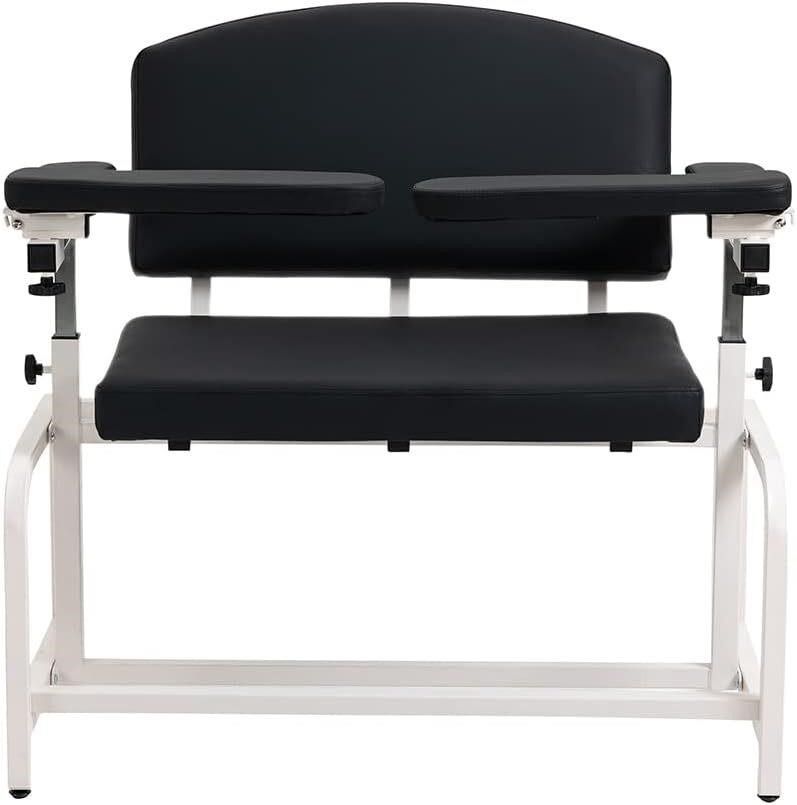 Medycare Phlebotomy Chair, Bariatric (Black)