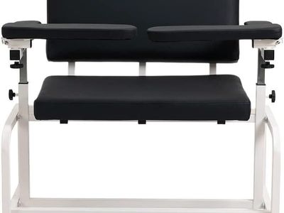 Medycare Phlebotomy Chair, Bariatric (Black)
