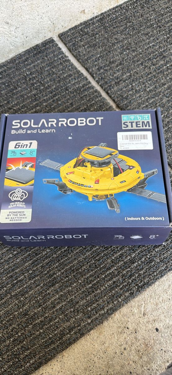 6-in-1 Educational STEM Solar Robot Kit Build & Learn