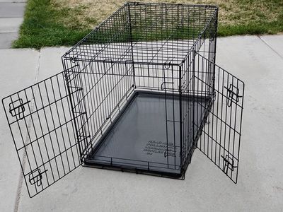 dog kennel cage crate large very clean like new