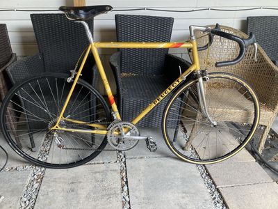 Peugeot Mont Cenis Vintage 12-Speed Road Bike - Yellow