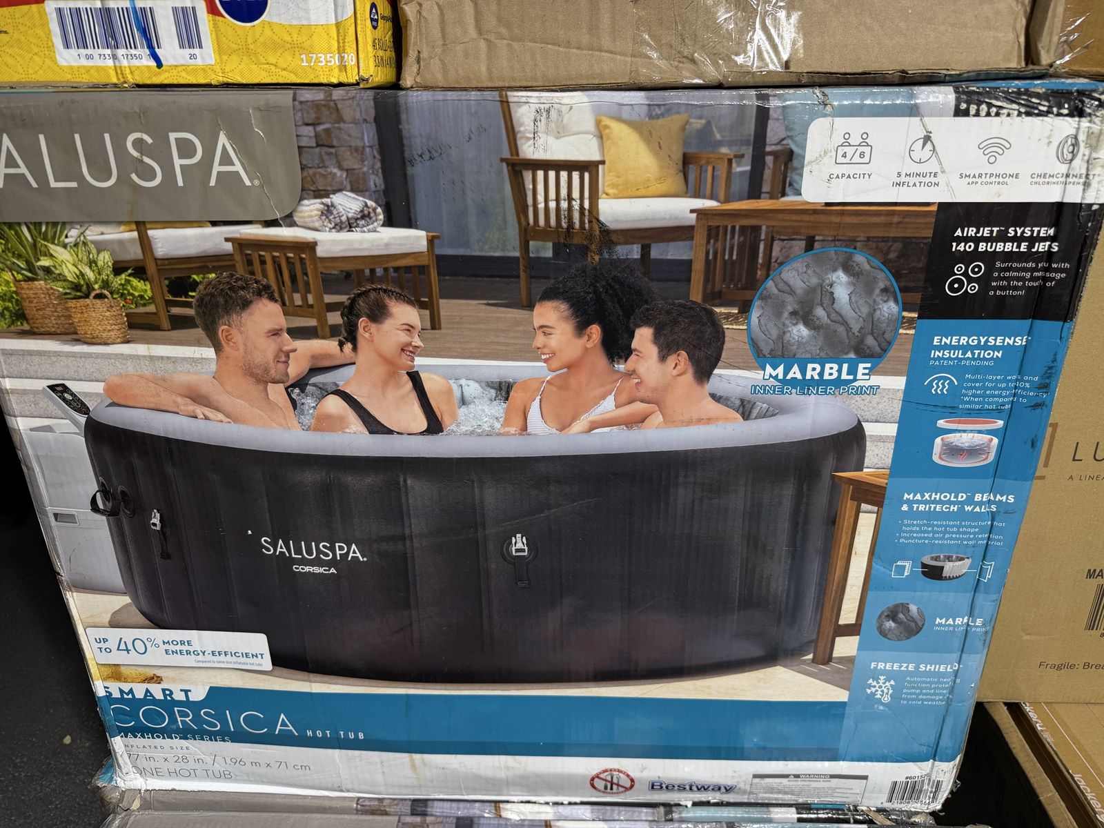 Saluspa Smart Corsica Hot Tub 4-6 People - NEW