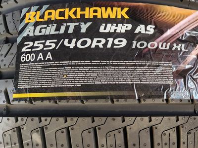 255/40r19 blackhawk agility uhp