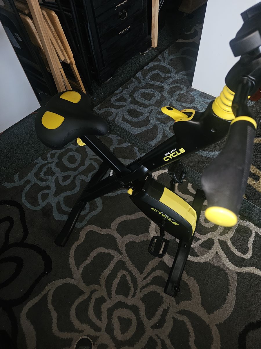 Stealth Cycle Exercise Bike - Black and Yellow