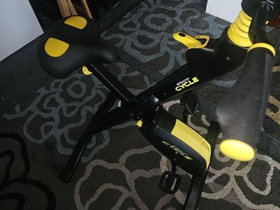 Stealth Cycle Exercise Bike - Black and Yellow