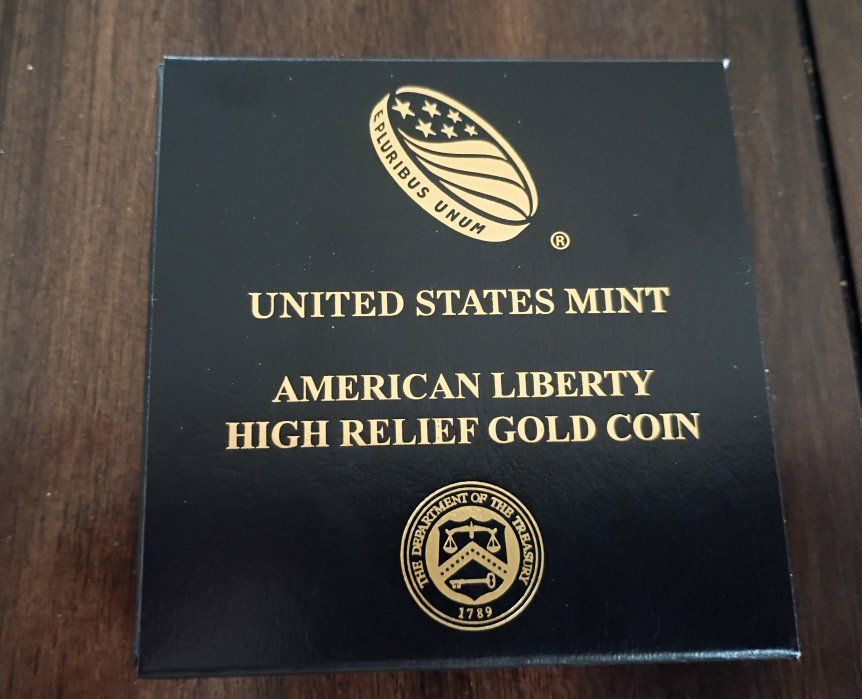 2015-W American Liberty High Relief 1 oz Gold Coin with Original US Mint Packaging & COA