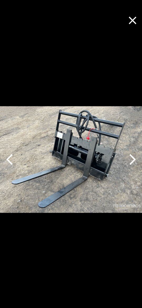 Mini skid steer forks.