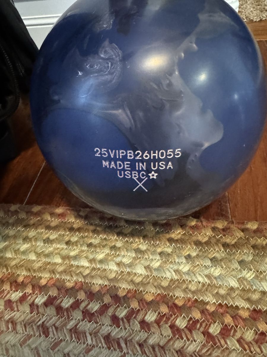 Bowling ball and bag