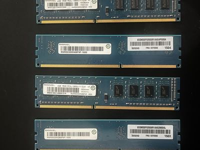DDR-3 Memory sticks