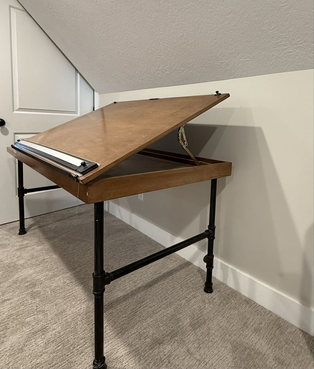 Custom made drafting table