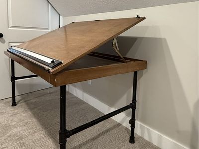 Custom made drafting table