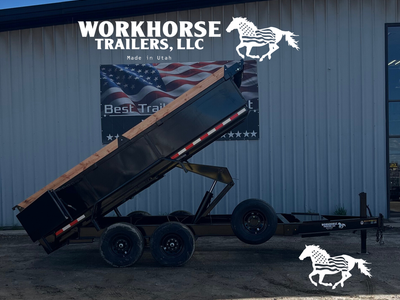 14' Workhorse Dump Trailer-15K *SPARE TIRE* COMPARABLE TO SOUTHLAND & DIAMOND C TRAILERS