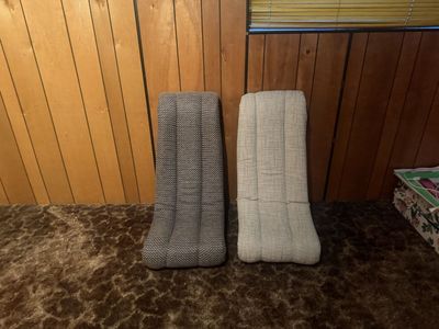 Two Used Banana Fabric Chairs $30 each