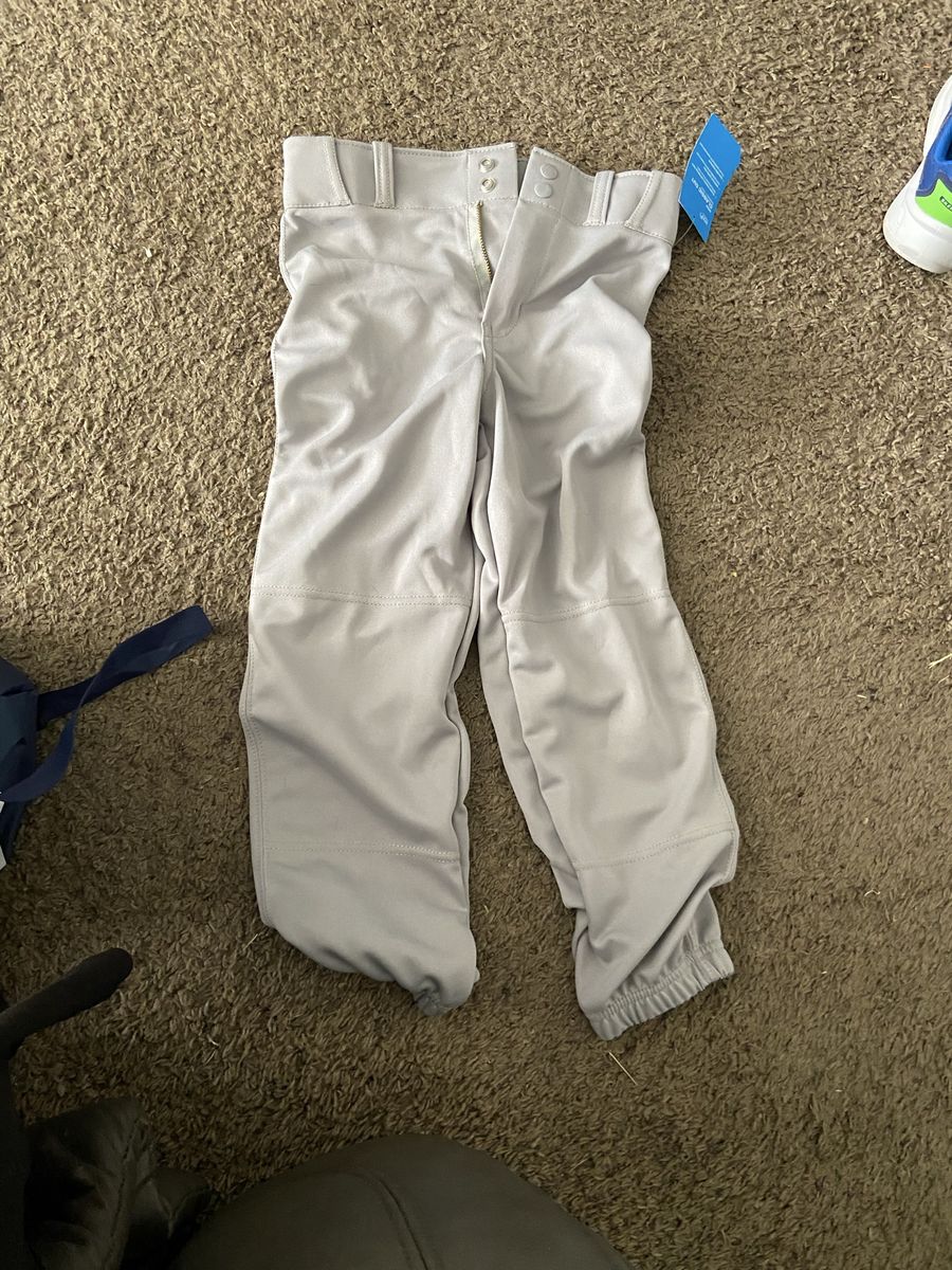 Champro Youth Medium Gray Baseball Pants - New With Tags