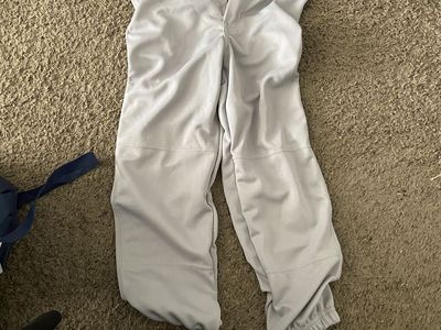 Champro Youth Medium Gray Baseball Pants - New With Tags