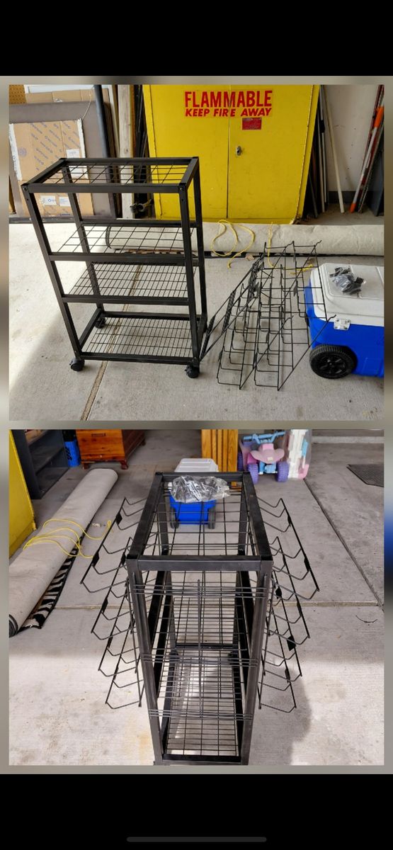 Display / rolling utility rack