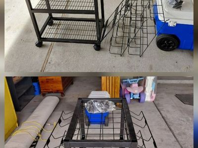 Display / rolling utility rack