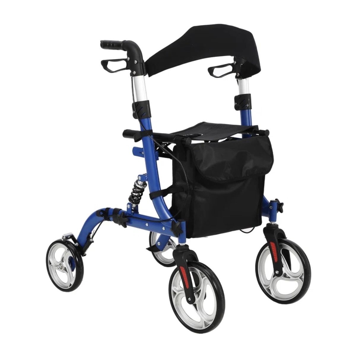Walker Senior Rollator All Terrain Seat Foldable Lightweight Adjustable NEW Rolling