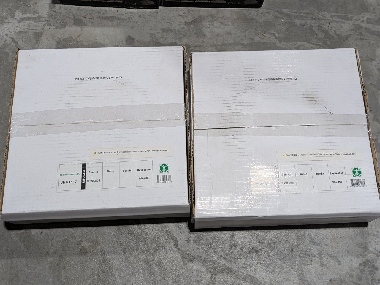 kia Sedona or Hyundai entourage rear rotors new