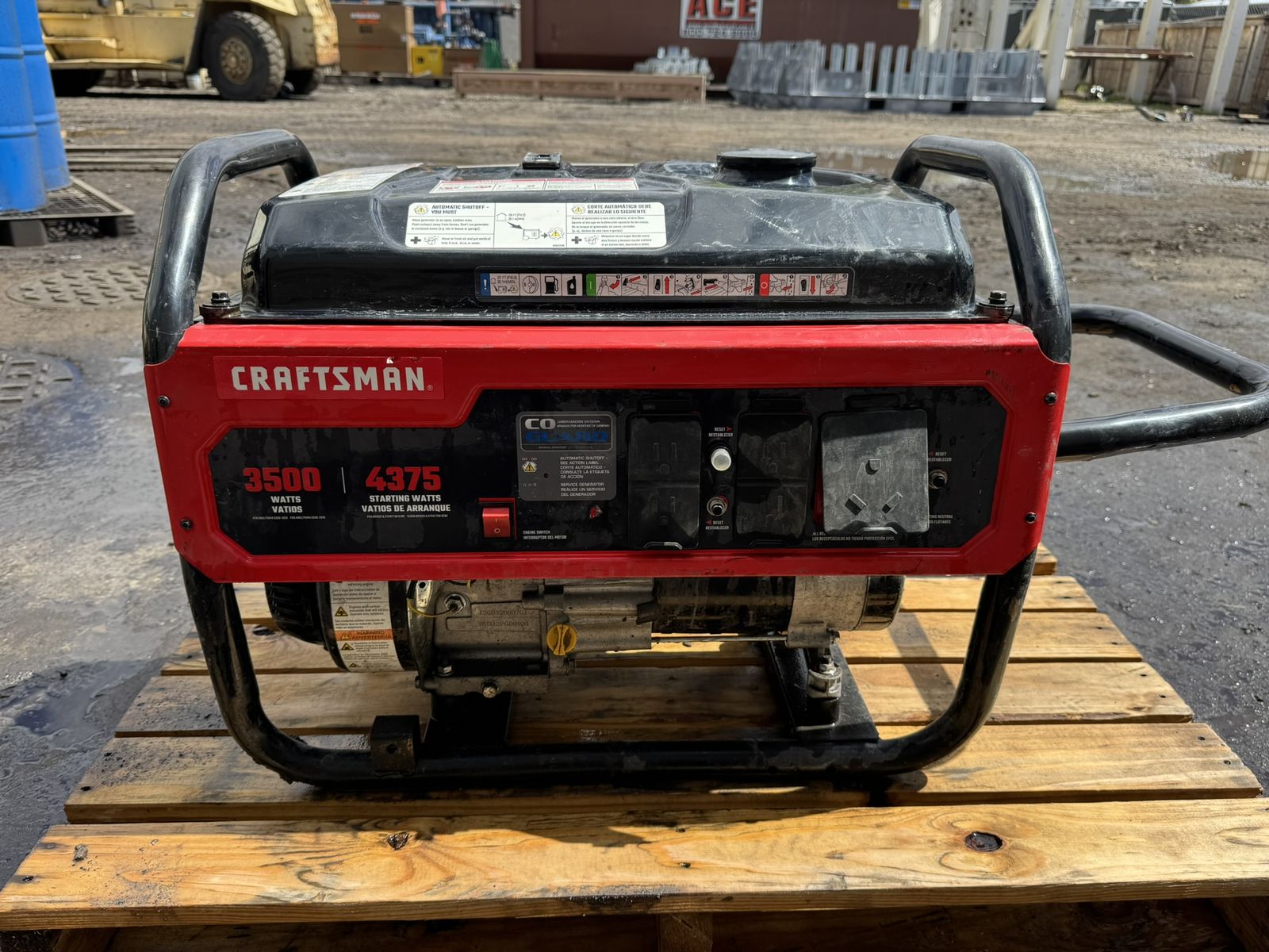 Craftsman 3500W Portable Generator - 4375 Starting Watts - Runs well