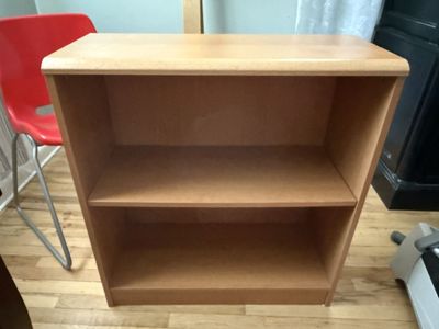 Wooden bookshelf