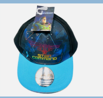 Buzz Lightyear Star Command Berkshire Snapback Hat - One Size Fits Most Kids NEW