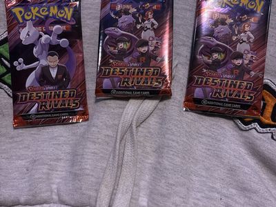 *FACTORY SEALED* Pokemon TCG Scarlet & Violet Destined Rivals Booster Packs (3x) - 10 Cards Each