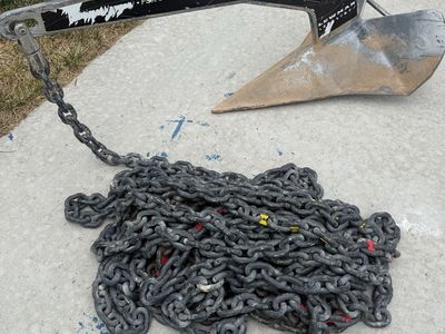DELTA Anchor - Fast Set, High Holding Power Boat Anchor with 50’ BBB Chain