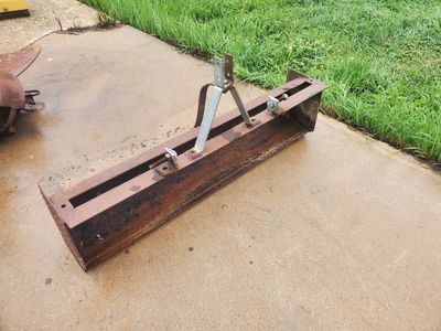 Garden tractor Cat 0 implements box scraper plow