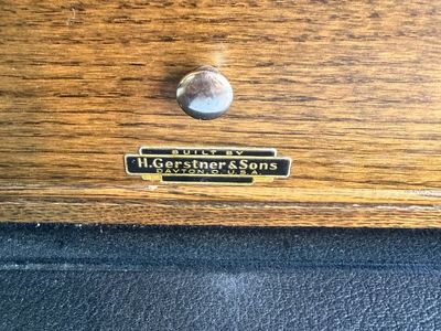 vintage H. Gerstner & Sons machinist tool chest (Dayton, Ohio