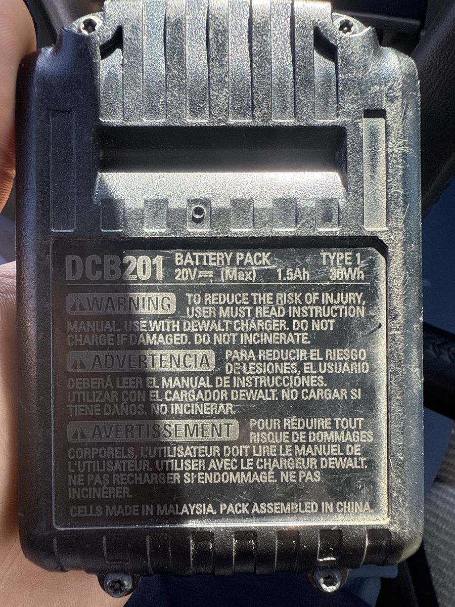 Dewalt Battery