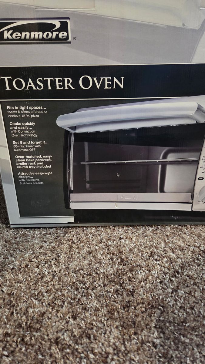 Kenmore Stainless Steel Convection Toaster Oven - 6-Slice / 12-inch Pizza Capacity