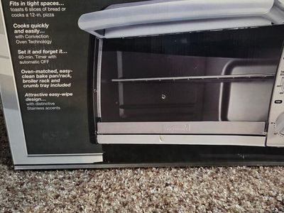 Kenmore Stainless Steel Convection Toaster Oven - 6-Slice / 12-inch Pizza Capacity