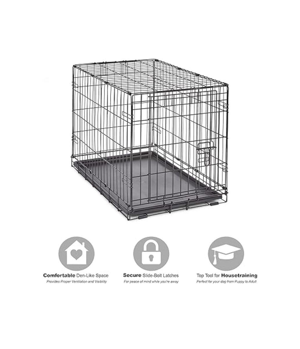 New World Single Door Dog Crate, 30"
