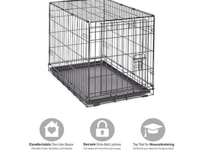 New World Single Door Dog Crate, 30"