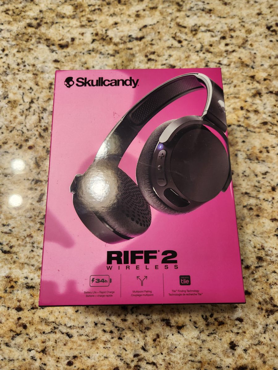 Skullcandy Riff 2 Wireless On-Ear Bluetooth Headphones, New