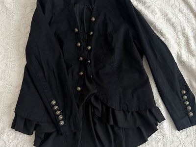 Bundle: Torrid Black Ruffled High-Low Blazer & Classic Business Blazer Bundle Torrid Size 2