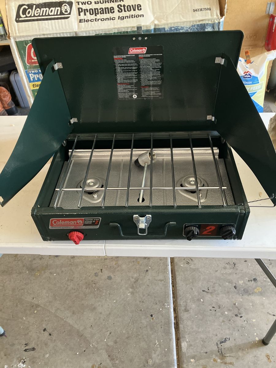 Coleman two burner camp stove
