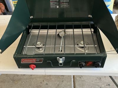 Coleman two burner camp stove