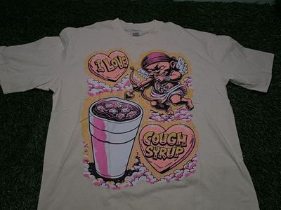 That's A Awful Lot Of Cough Syrup Cupid Graphic T-Shirt XL Cream