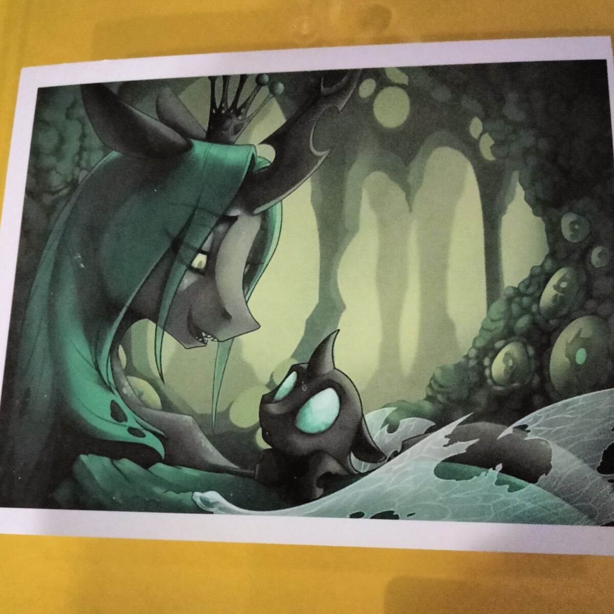 MLP Queen Chrysalis art card