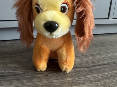 Vintage Disney Lady “Lady & The Tramp” Plush 1985