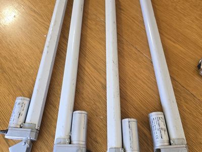 Eco-Worthy 12V DC heavy-duty linear actuator - Set of 4 with rails and brackets!