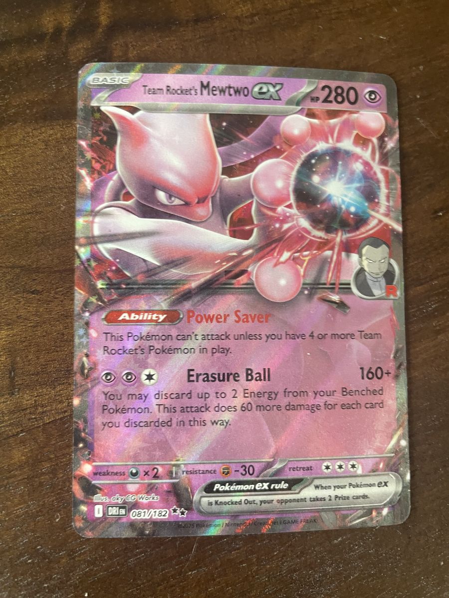 Pokémon Team Rocket’s Mewtwo ex (full art/SIR)