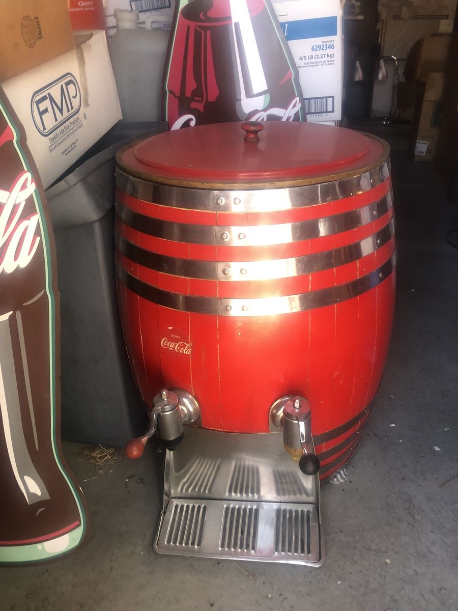 Coke Barrel original 1950s