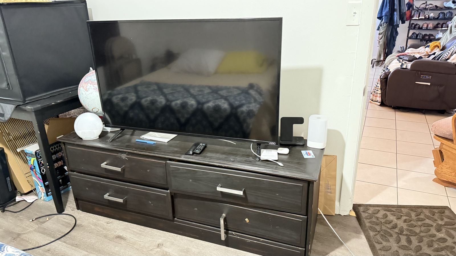TV and entertaining center