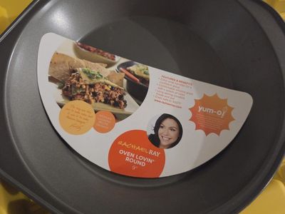 Rachael Ray Oven Lovin' 9 Inch Round Nonstick Cake Pan Gray