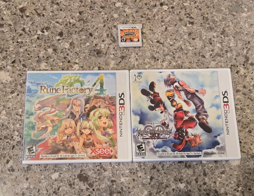 Nintendo 3ds games $35 each including Rune Factory 4! trades considered!