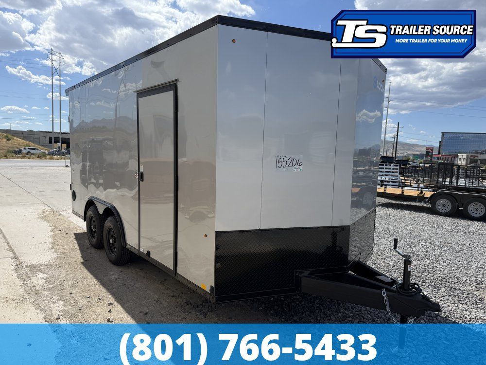 8.5x16 Look ST DLX Enclosed Cargo Trailer - 7'0" Interior - 10K GVWR - 16" Cross Member Upgrade, Black Out Package, Rear Spoiler